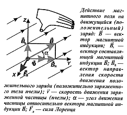 Действие магнитного поля