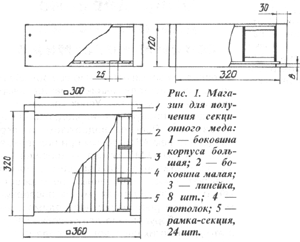Получение секционного меда