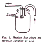 Прибор для сбора личинок