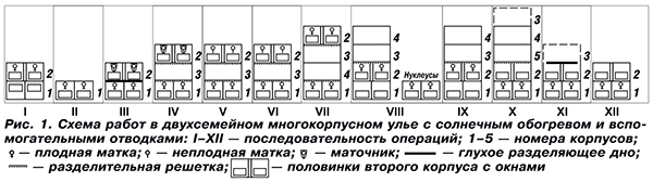 Схема работ по технологии Озерова